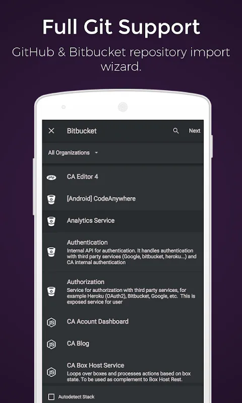 Codeanywhere Ekran Görüntüleri