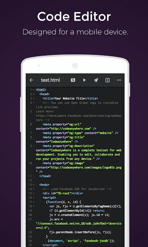 Codeanywhere Ekran Görüntüleri