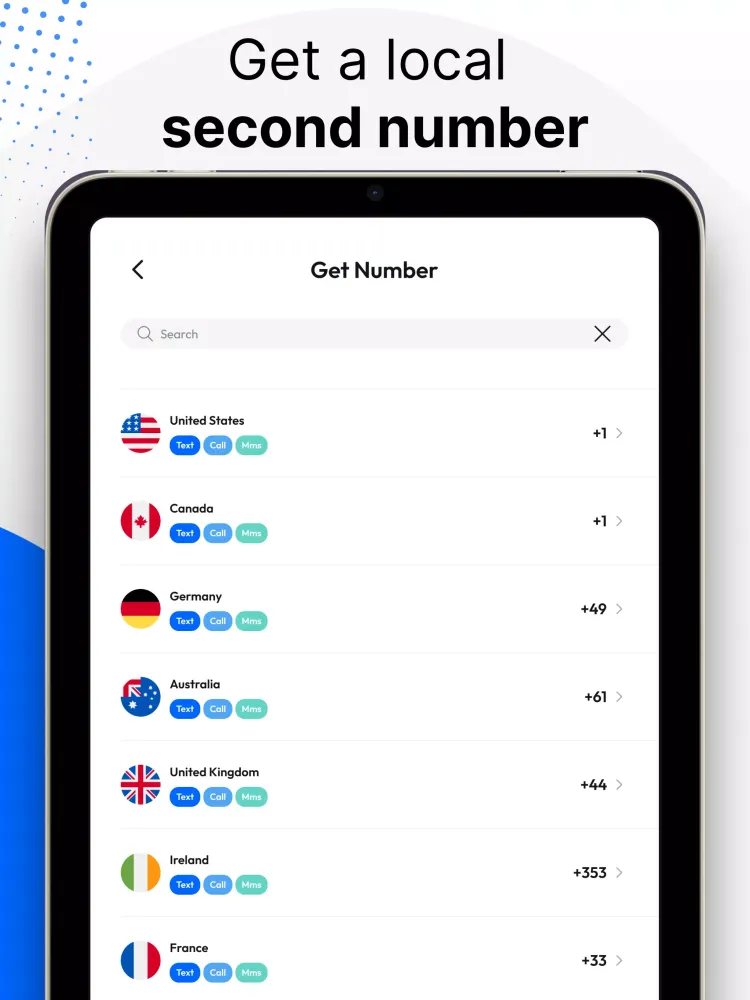 Ảnh chụp màn hình của Text Now Second Phone Number