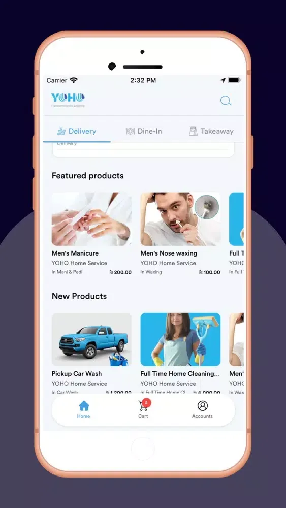 Zrzuty ekranu Yoho App