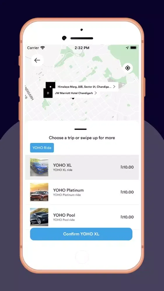Zrzuty ekranu Yoho App