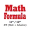 Math Formula for 11th 12th