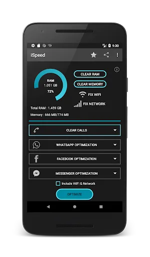 iSpeed - Phone Memory Cleaner Screenshots