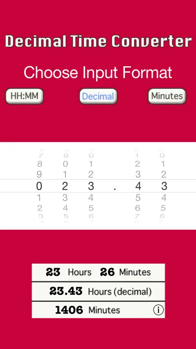 Decimal Time Converter 스크린샷