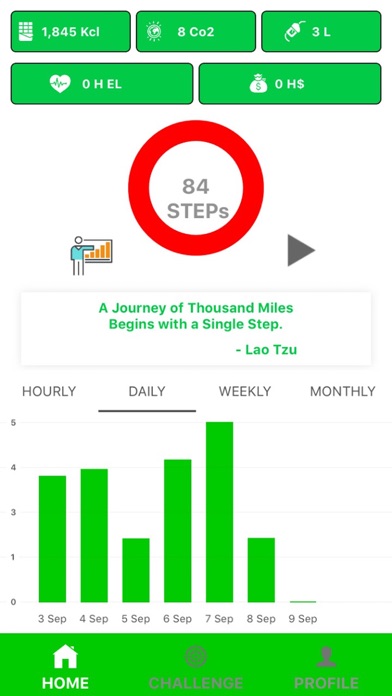 Captures d'écran de SBH-Pedometer