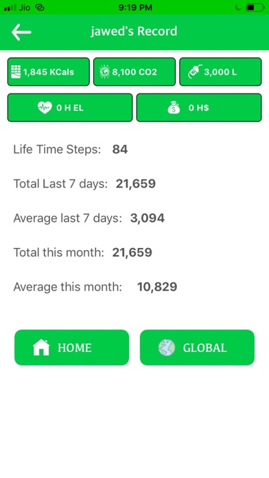 Captures d'écran de SBH-Pedometer