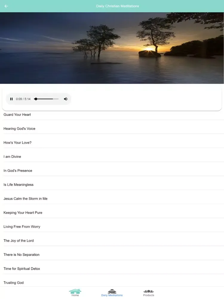 The Christian Meditator iPad 应用截图