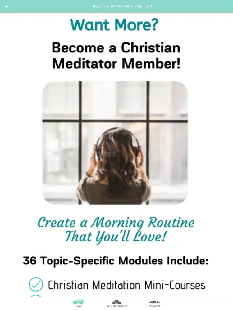 The Christian Meditator iPad 应用截图