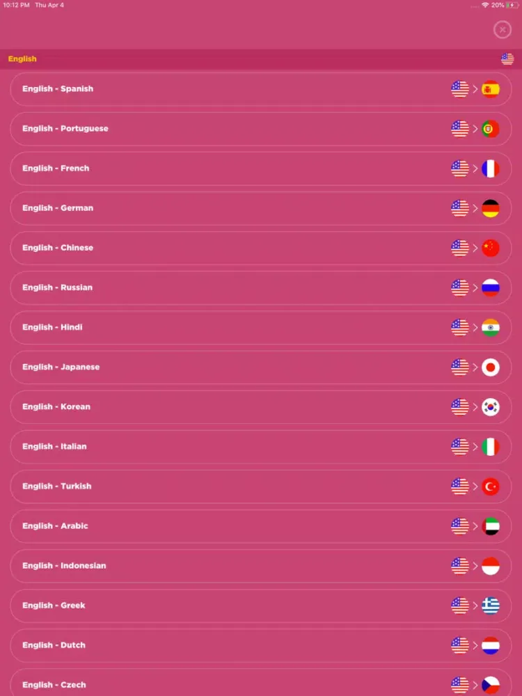 Memoristic - Learn Languages iPad  Screenshots