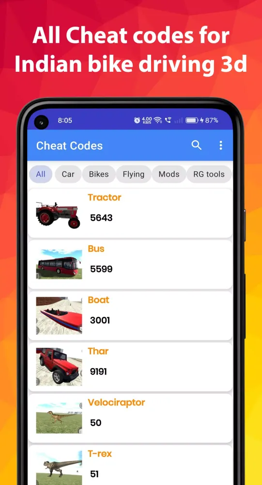 Screenshot di Indian bike driving cheat code