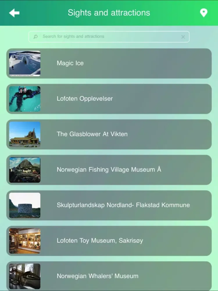 Visit Lofoten Islands iPad 应用截图