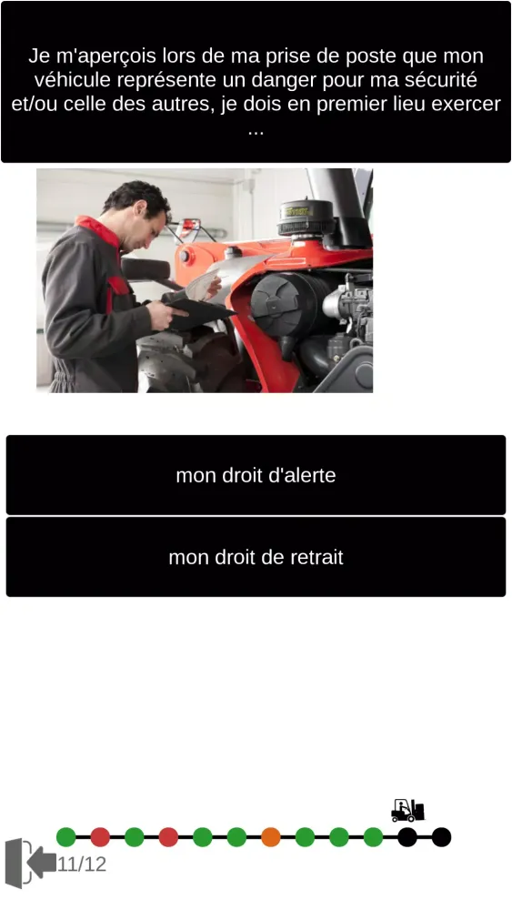 Examen CACES Screenshots