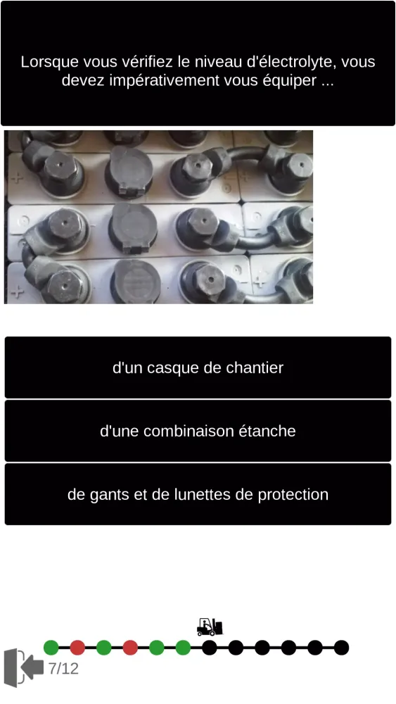 Examen CACES Screenshots