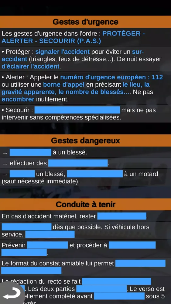 Capturas de tela do Examen Permis C CE Poids Lourd
