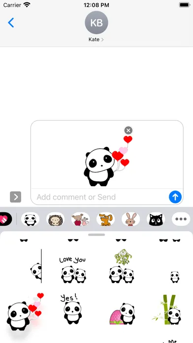 PANDAZ Sticker Pack Screenshots