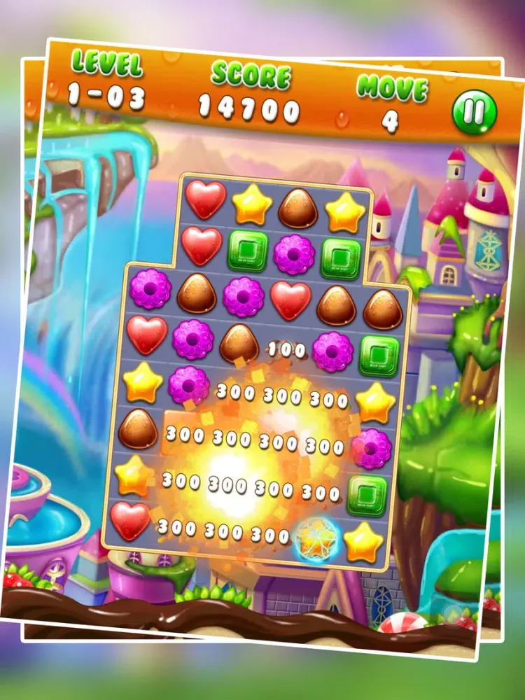 Ảnh chụp màn hình của Jelly Land - Free Match 3 Puzzle Game iPad 