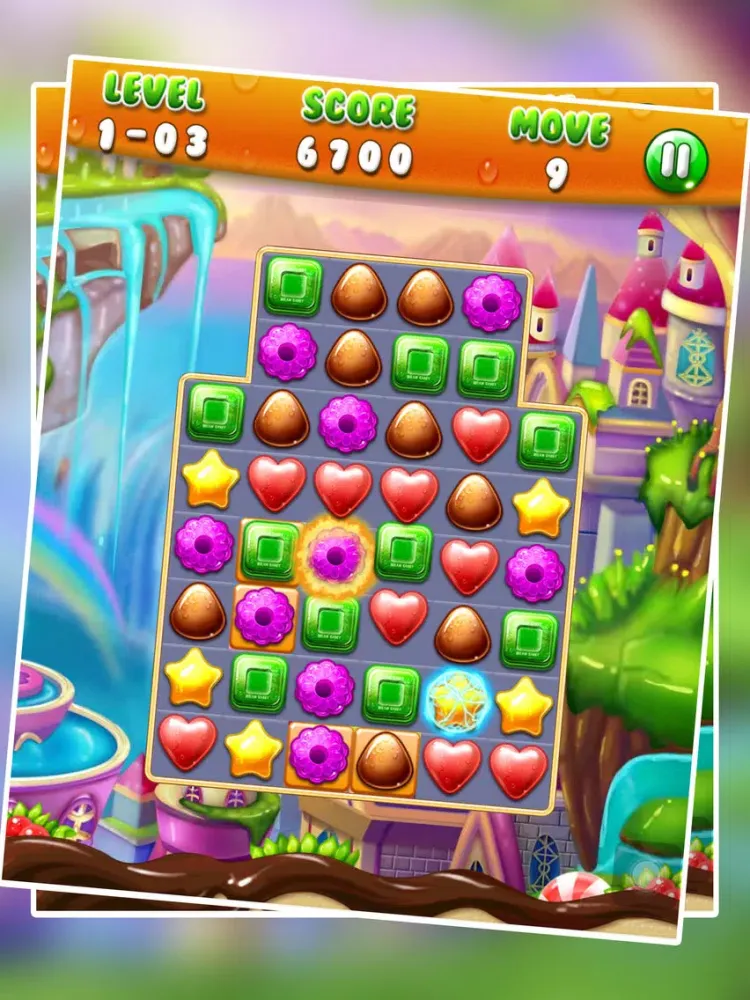 Ảnh chụp màn hình của Jelly Land - Free Match 3 Puzzle Game iPad 