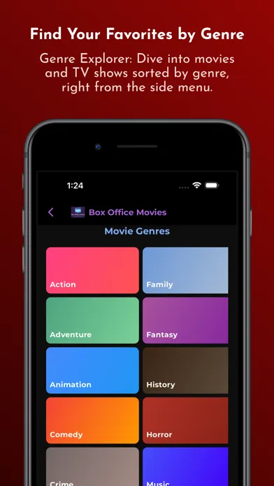 Capturas de tela do Box Office Movies (BOM)