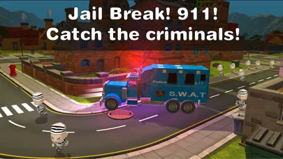 Capturas de tela do Police Car Race Chase Sim 911