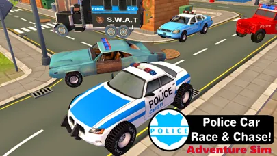 Capturas de tela do Police Car Race Chase Sim 911