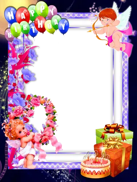 Tangkapan layar Birthday Photo Frames