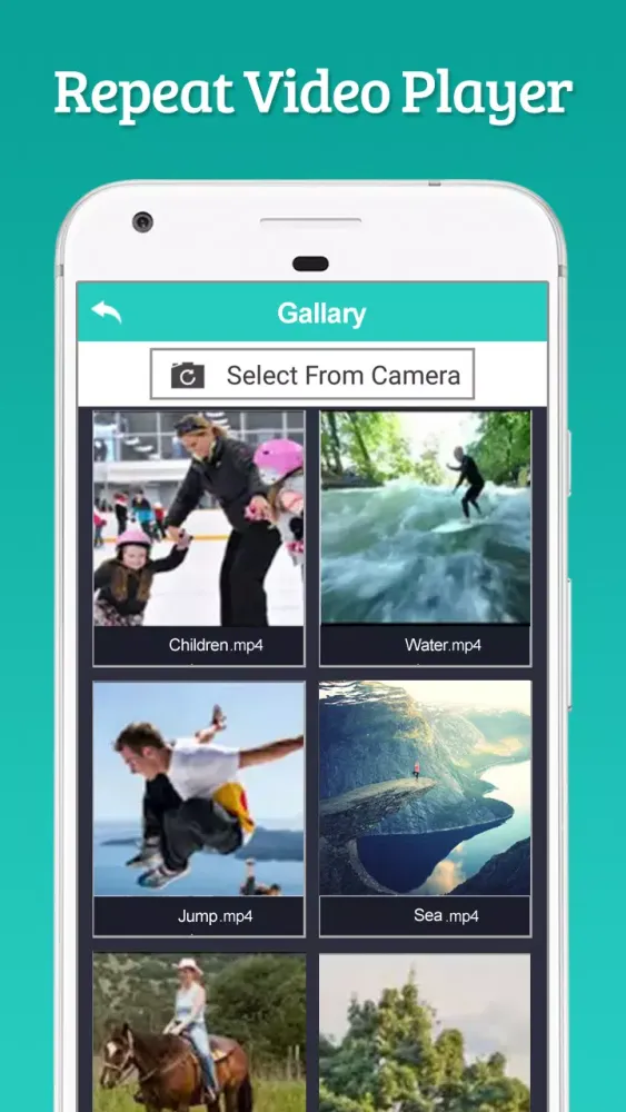 Captures d'écran de Repeat Video Player, Loop Vide
