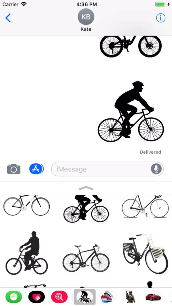 Bicycle Stickers 스크린샷