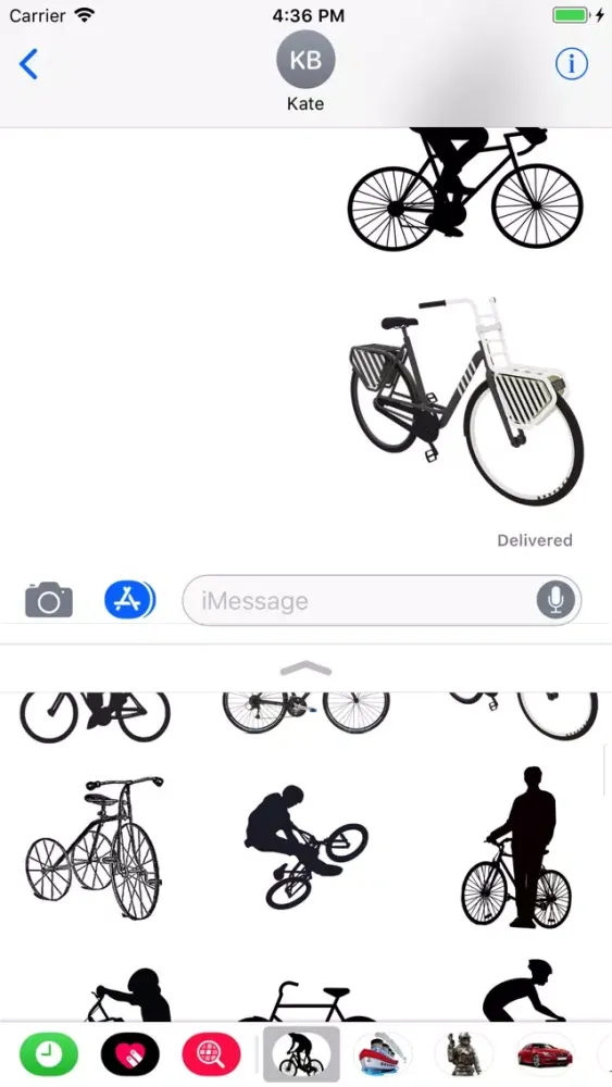 Bicycle Stickers 스크린샷
