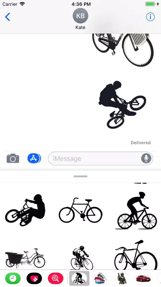 Bicycle Stickers 스크린샷