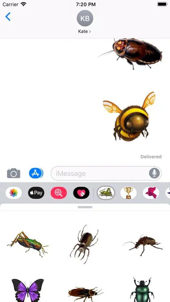 Insects Stickers स्क्रीनशॉट