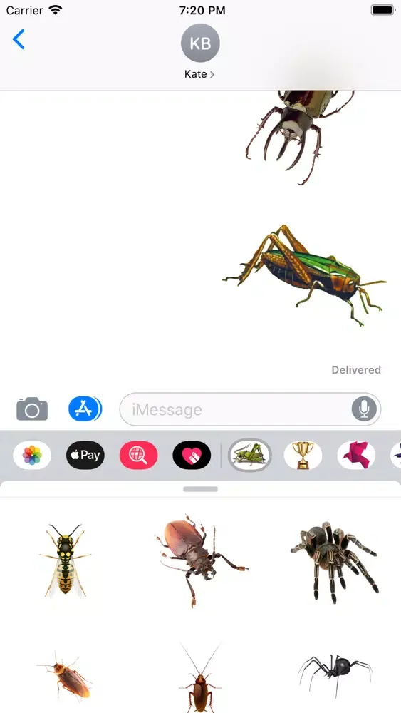 Insects Stickers स्क्रीनशॉट