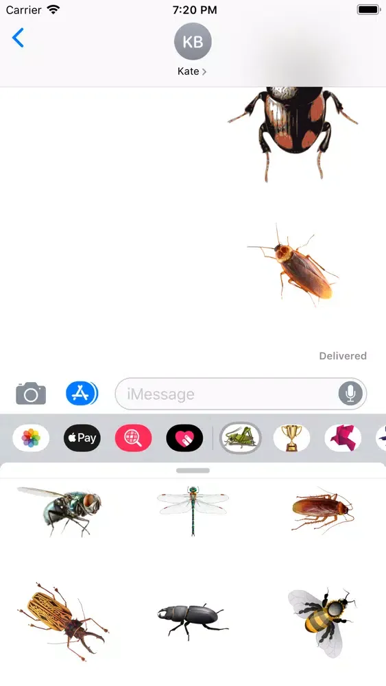 Insects Stickers स्क्रीनशॉट