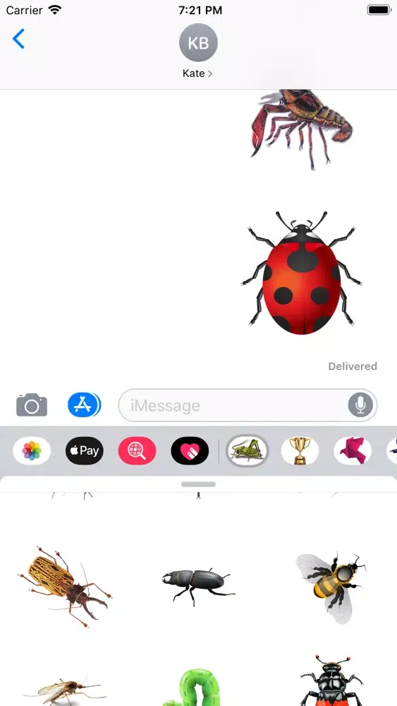 Insects Stickers स्क्रीनशॉट