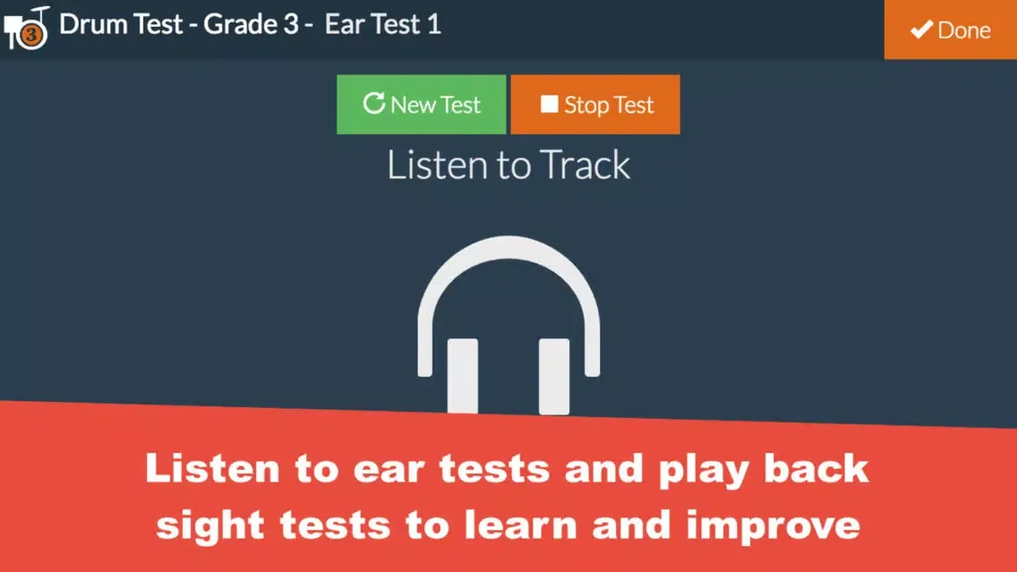 Grade 3 Drum Test Practice スクリーンショット