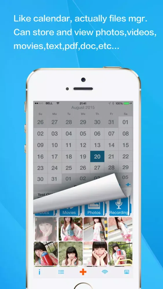 Ảnh chụp màn hình của Calendar For Safe Photo Vault: Lock, Hide Pictures