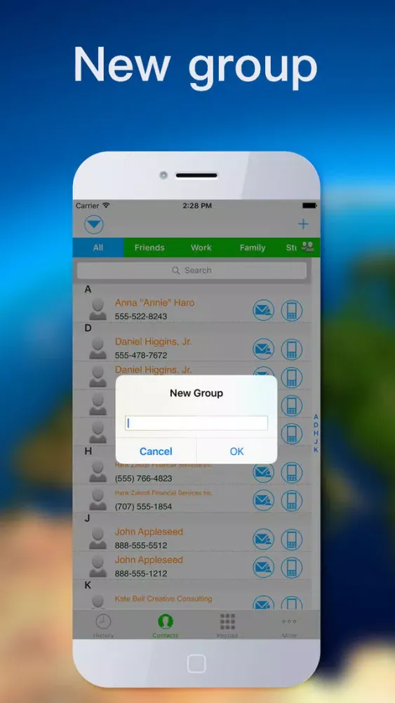 Contacts Helper - Group and manage your contacts Screenshots