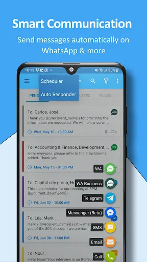 SKEDit: Auto Message Scheduler Screenshots