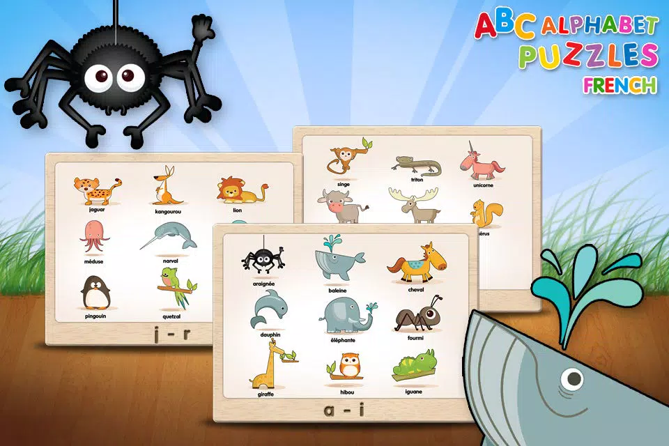 ABC French Alphabet Puzzles for Kids Screenshots