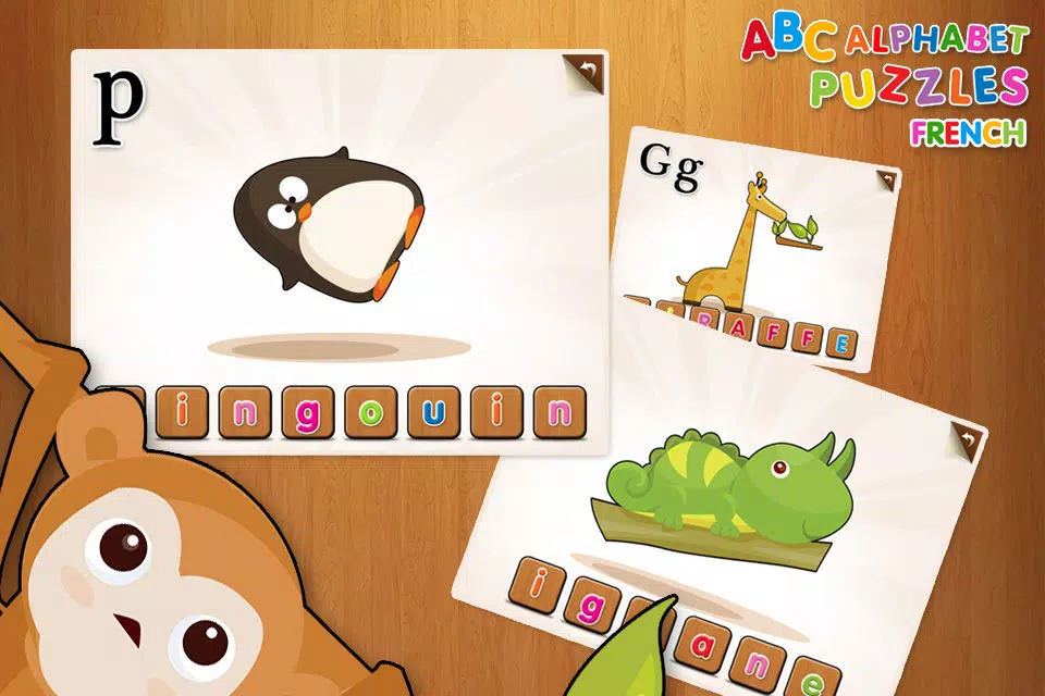 ABC French Alphabet Puzzles for Kids Screenshots