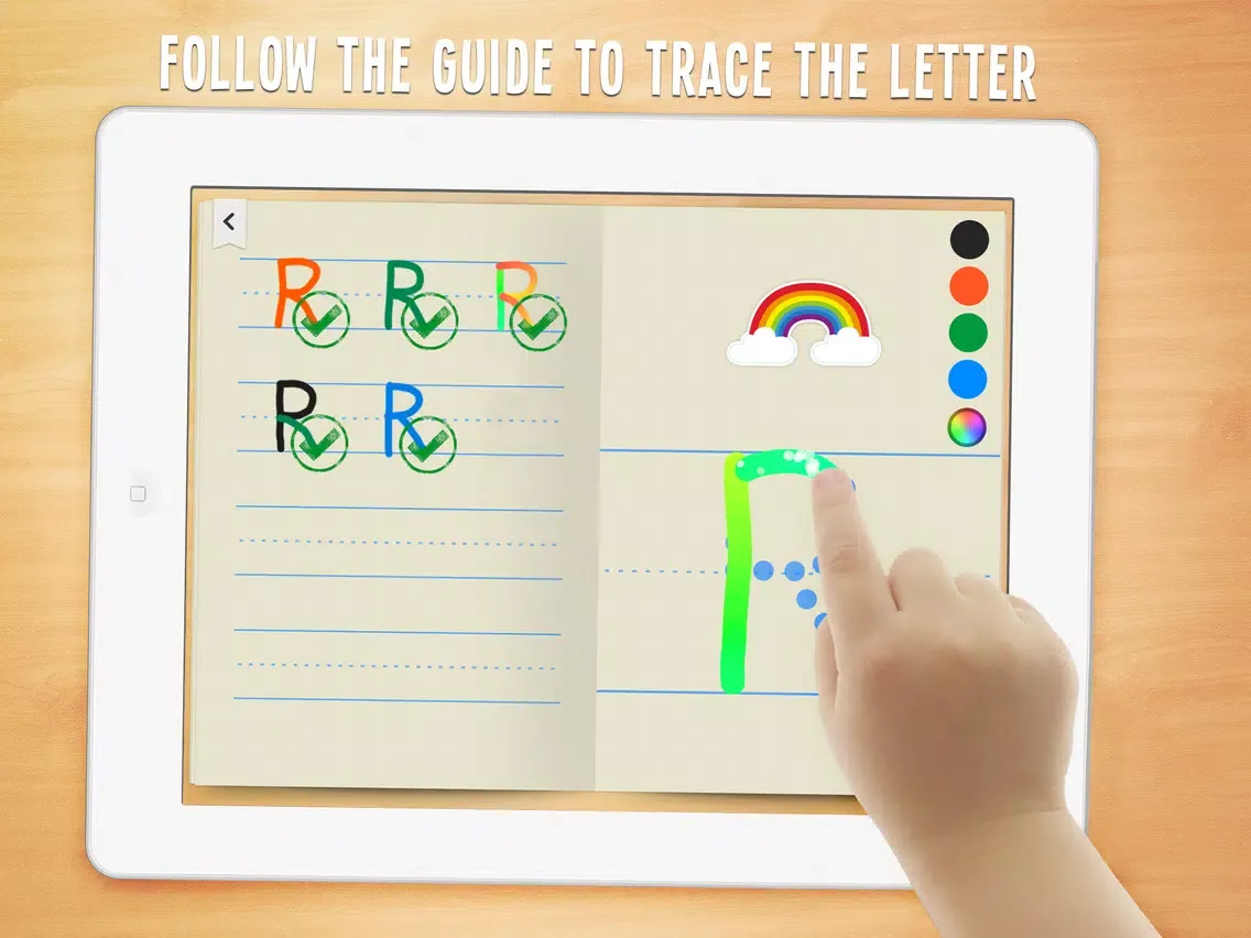 Screenshot di Letter Workbook School Edition - Alphabet Writing Game by Kizzu iPad