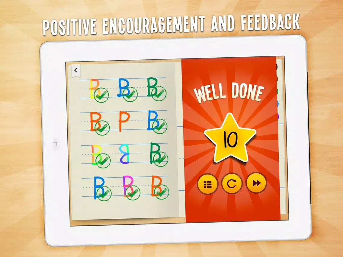 Screenshot di Letter Workbook School Edition - Alphabet Writing Game by Kizzu iPad