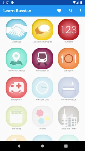 Learn Russian Phrasebook Screenshots