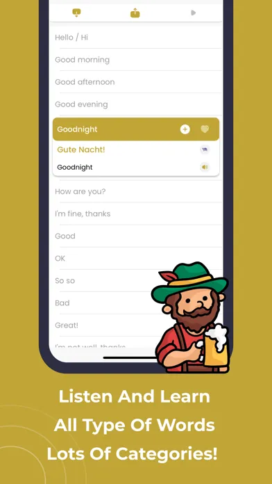 Learn German - Phrasebook应用截图