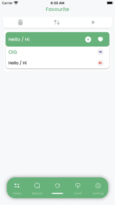 Learn Portuguese - Phrasebook 스크린샷