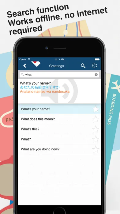 Zrzuty ekranu Tap & Say - Travel Phrasebook
