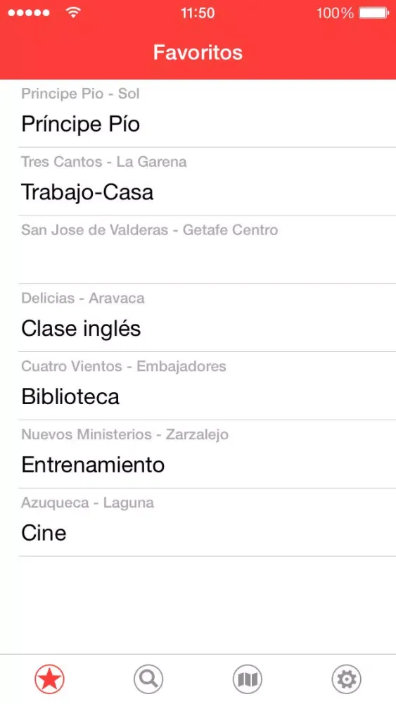 Screenshot di goTrain