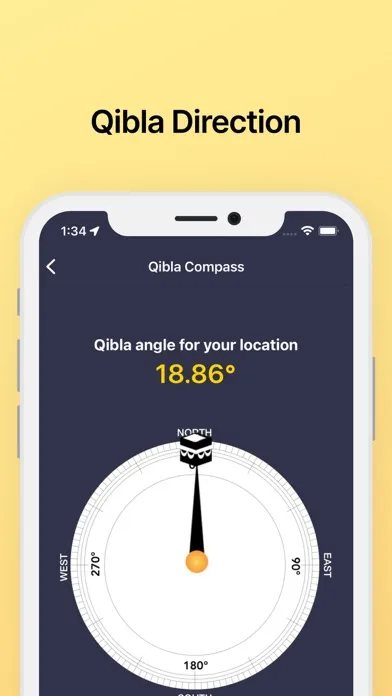 Tangkapan skrin Muslim Time: Quran Athan Qibla