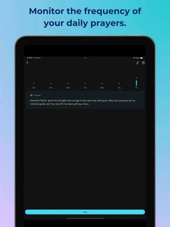 PrayTime - Prayer Manager iPad  Screenshots