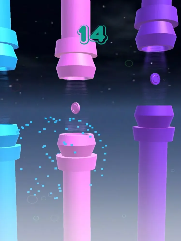 Flappy Ball 3D iPad  스크린샷