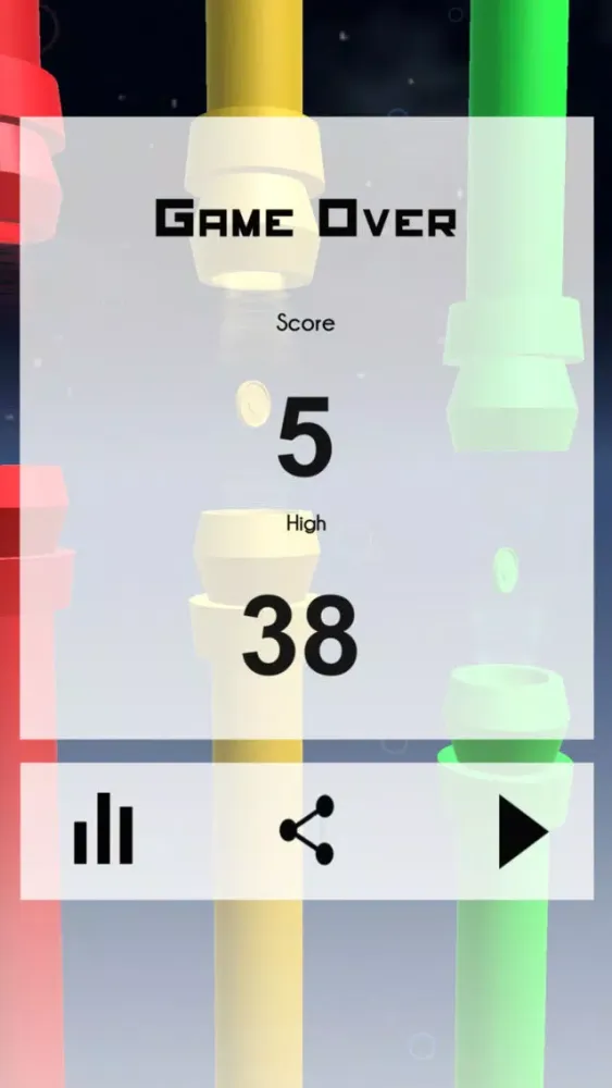 Flappy Ball 3D 스크린샷